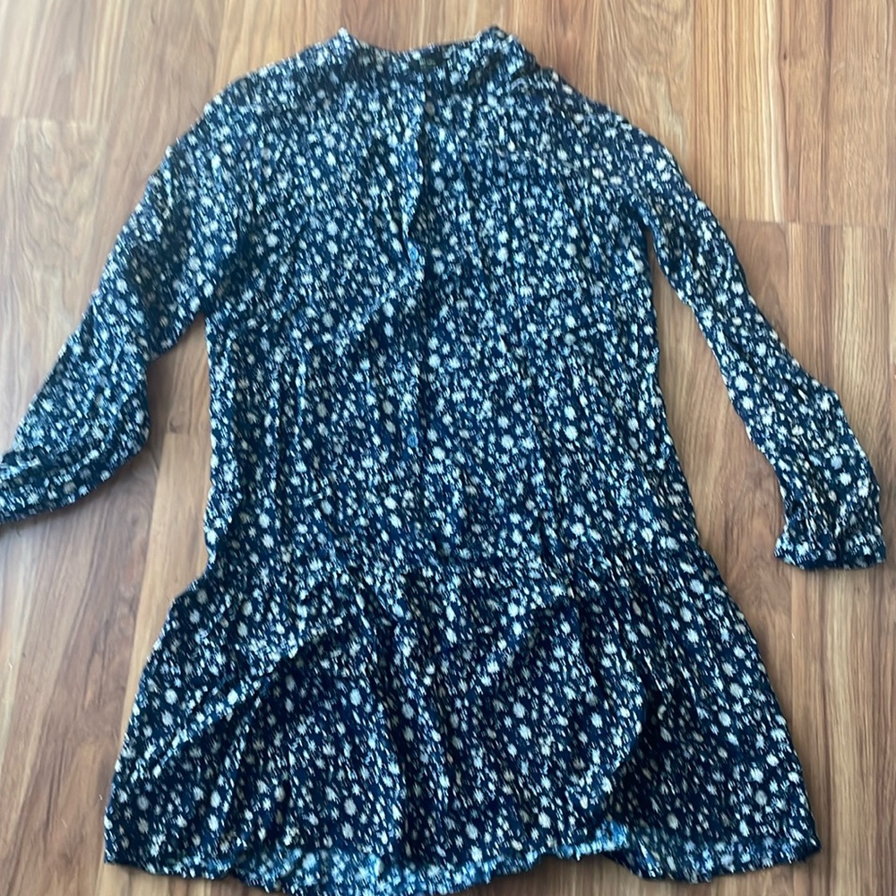 Midnight blue Floral dress